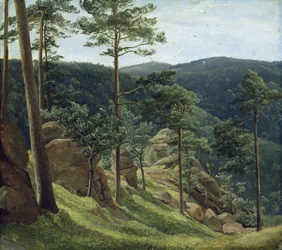 Ansicht des Mount Brocken, 1829